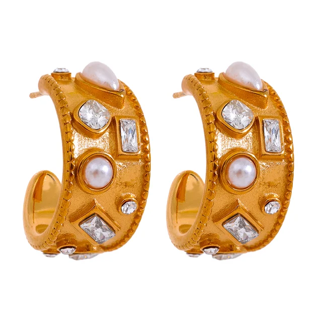 Boucles Irina plaqué Or 18K