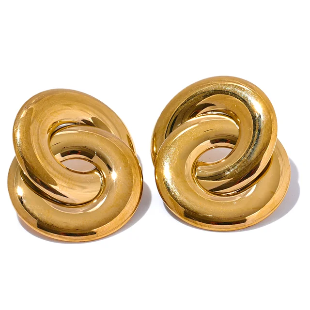 Boucles Passionnette plaqué or 18K