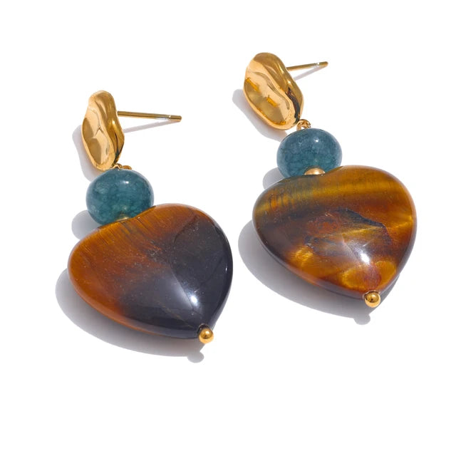Boucles Leela plaqué or 18K