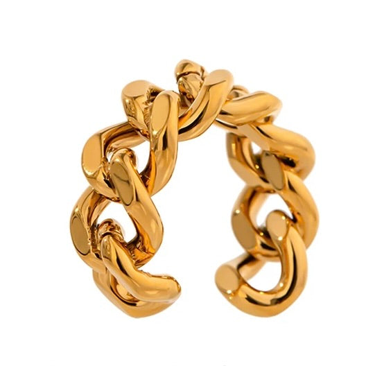 Bague Françoise plaqué or 18K