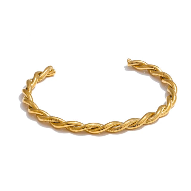 Bracelet Tessandra plaqué or 18K