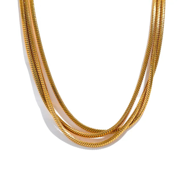 Collier Solange plaqué or 18K