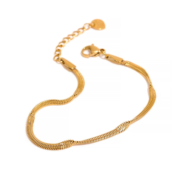 Collier Sarah plaqué or 18K