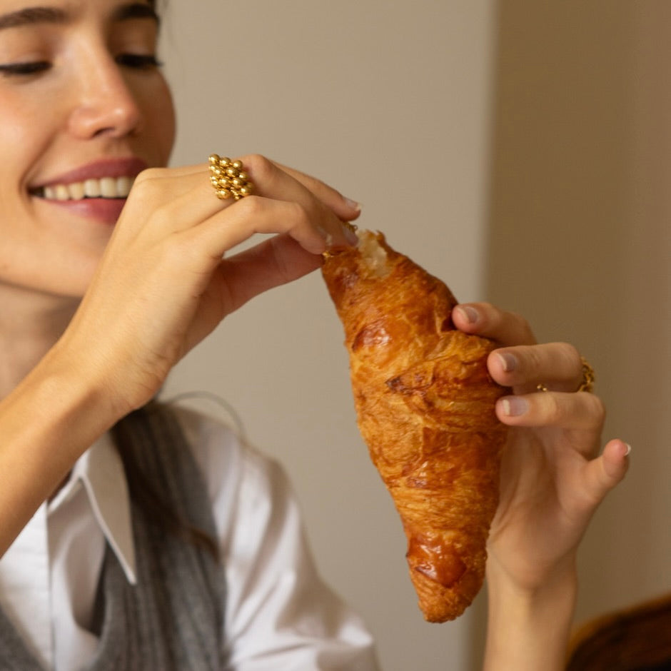 Bague Chérie plaqué or 18K