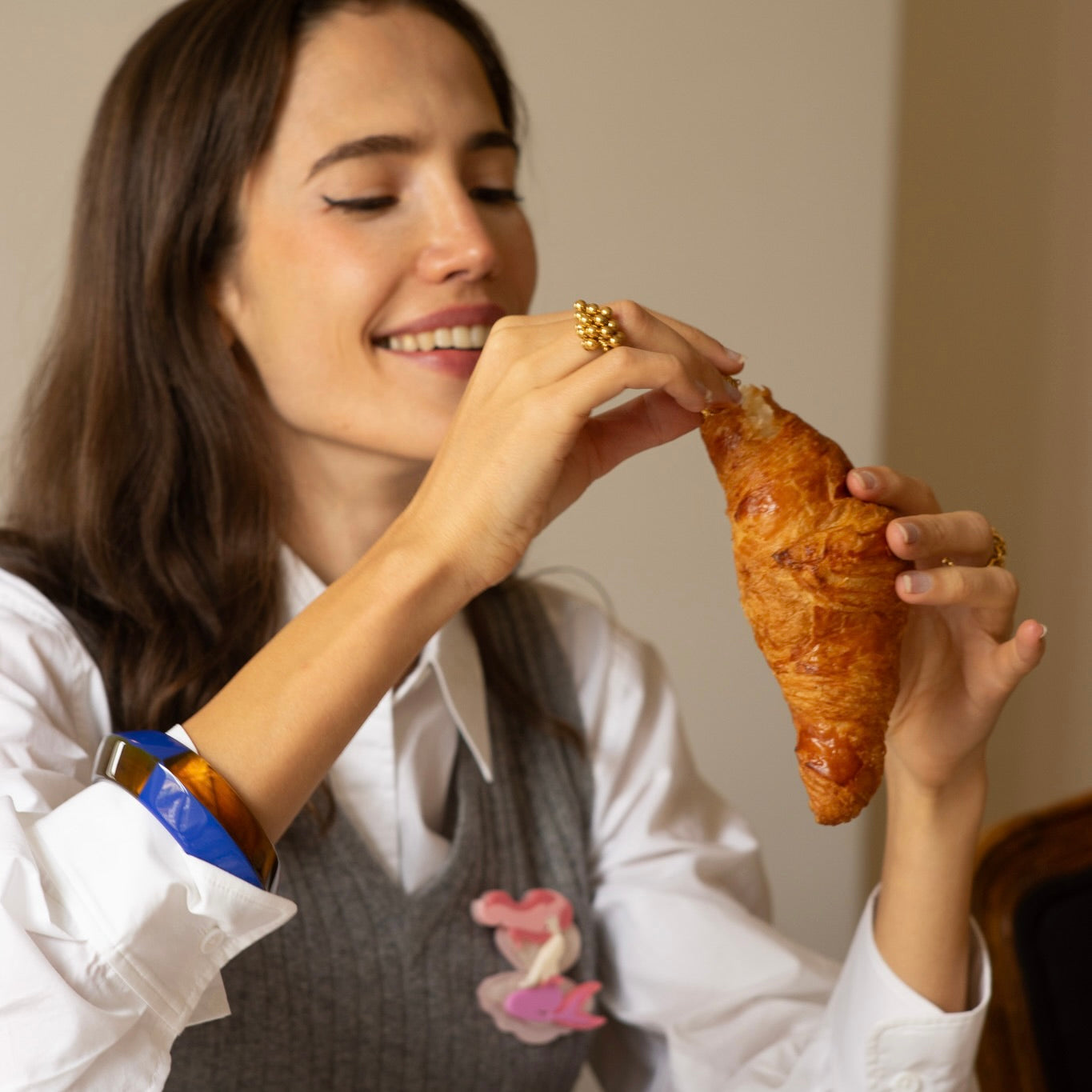 Bracelet Agnetha bleu