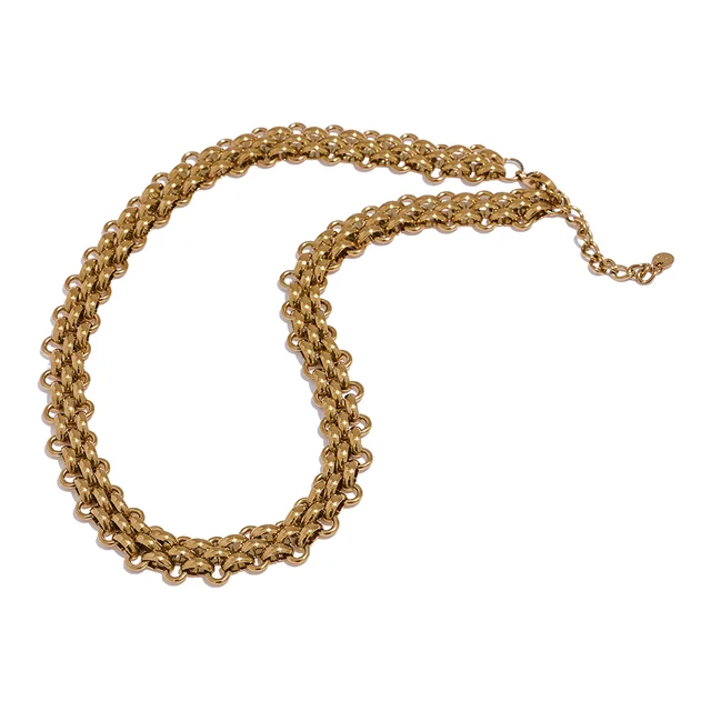 Collier Mayelin plaqué or 18K