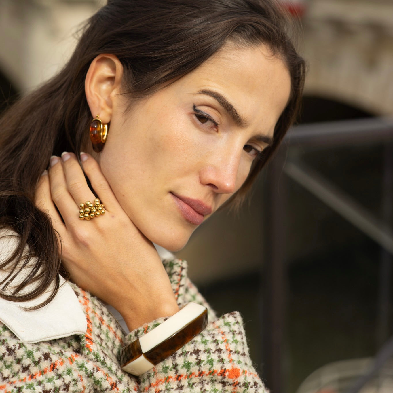 Bague Chérie plaqué or 18K