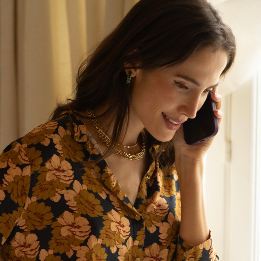 Collier Mayelin plaqué or 18K