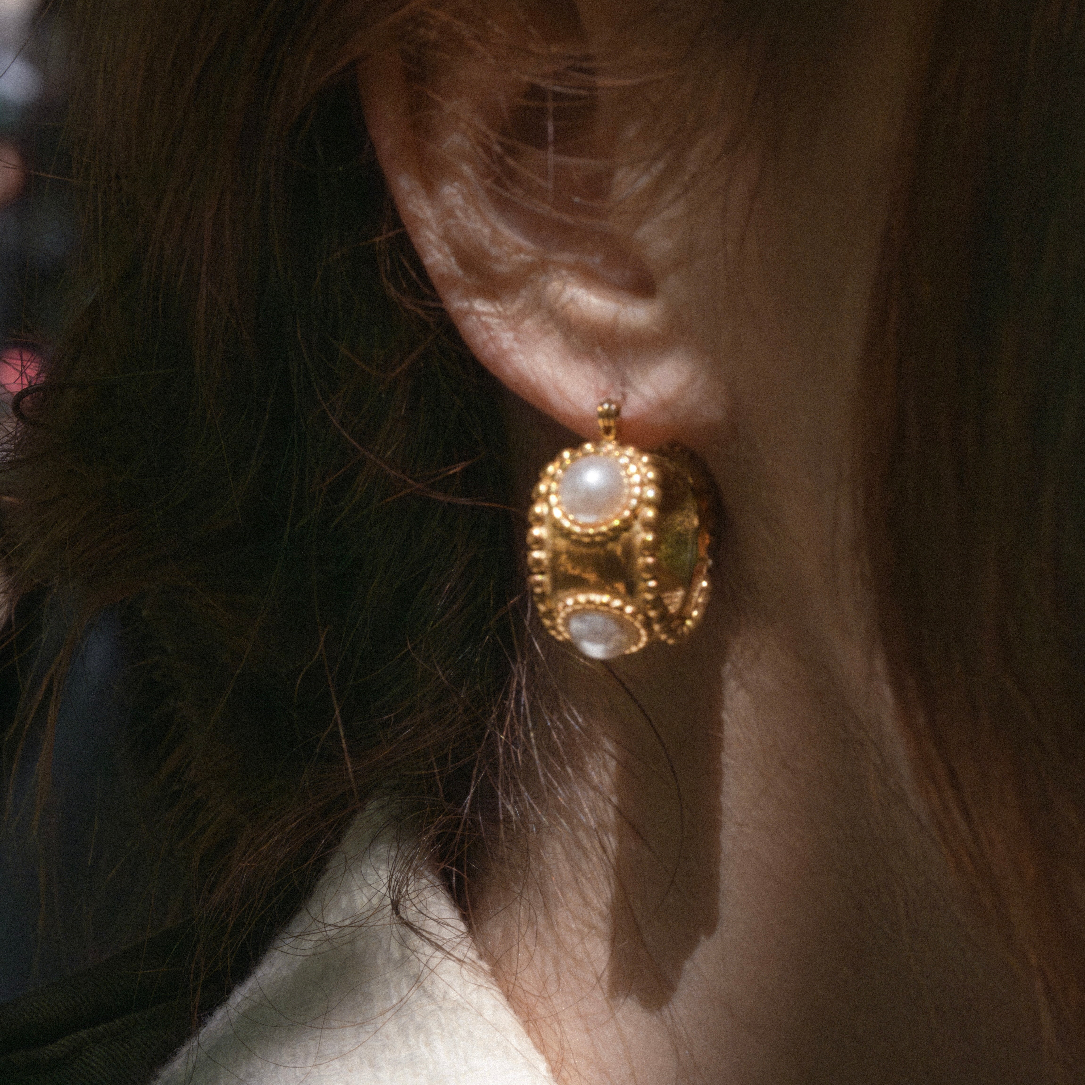 Boucles Anna plaqué or 18k