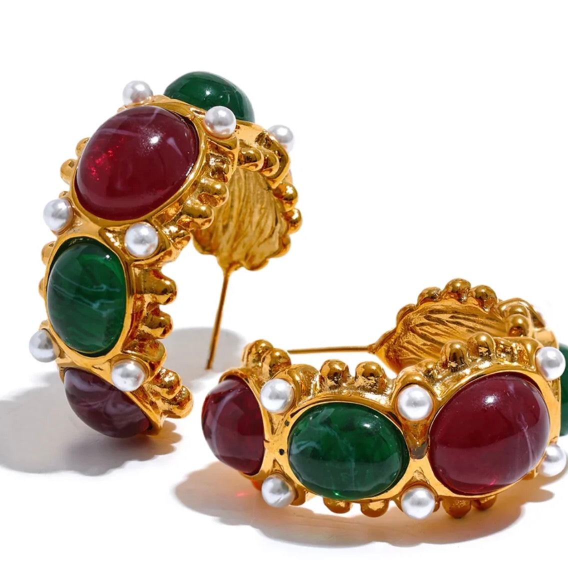 Boucles Elora plaqué or 18K