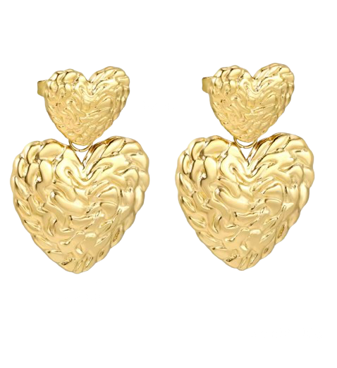 Boucles Lola plaqué or 18K
