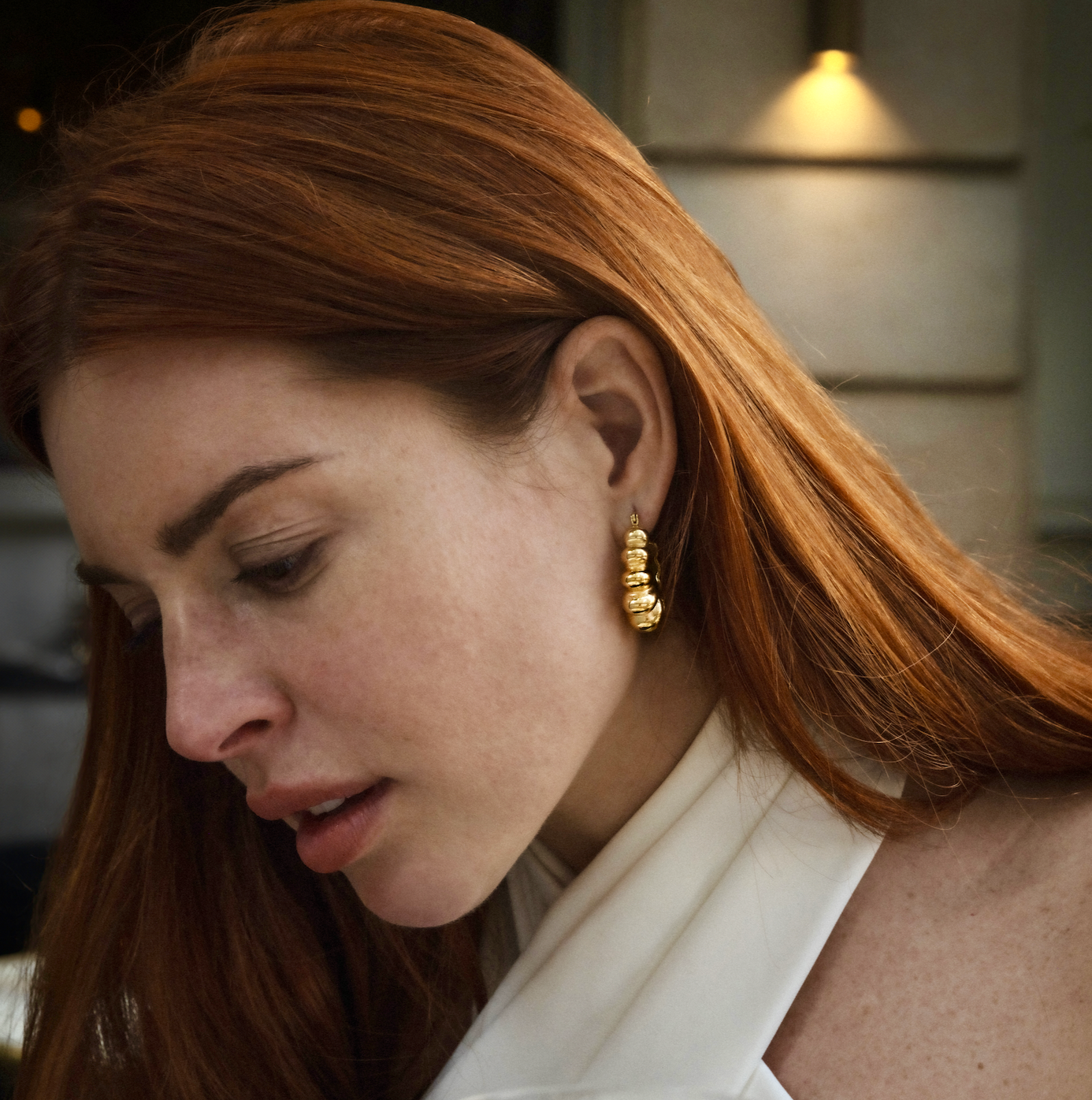 Boucles Gloria plaqué or 18K