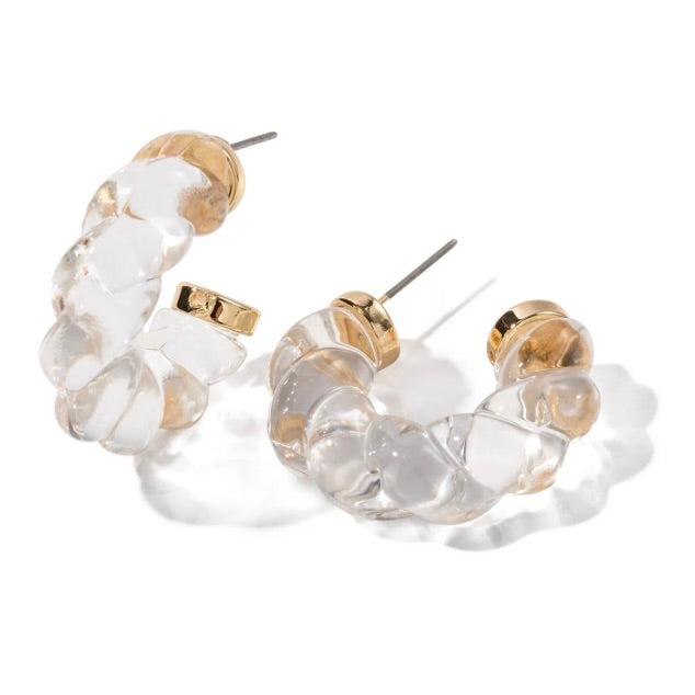 Boucles Chiara transparentes