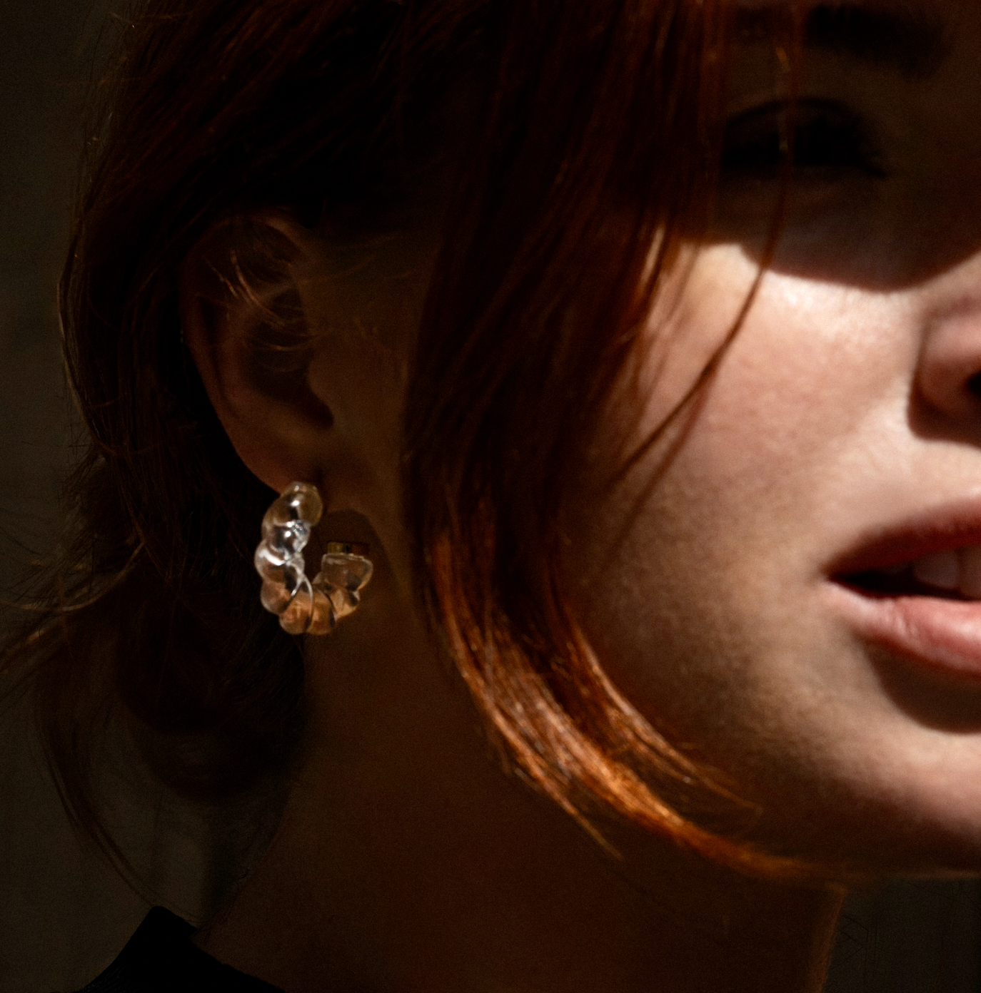 Boucles Chiara transparentes