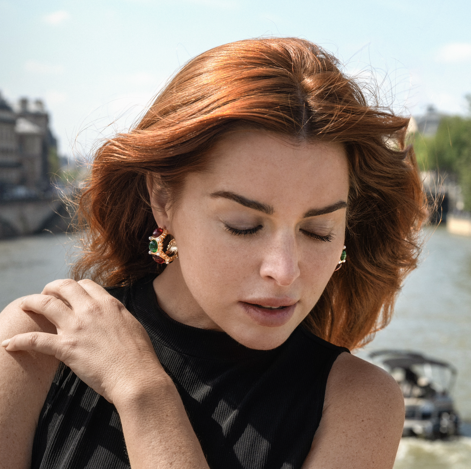 Boucles Elora plaqué or 18K