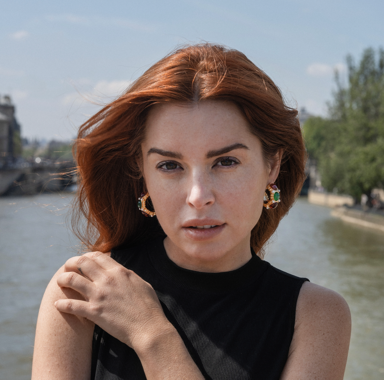 Boucles Elora plaqué or 18K