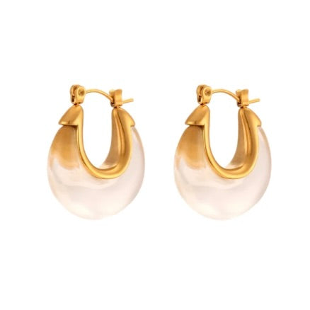 Boucles Annabelle transparentes