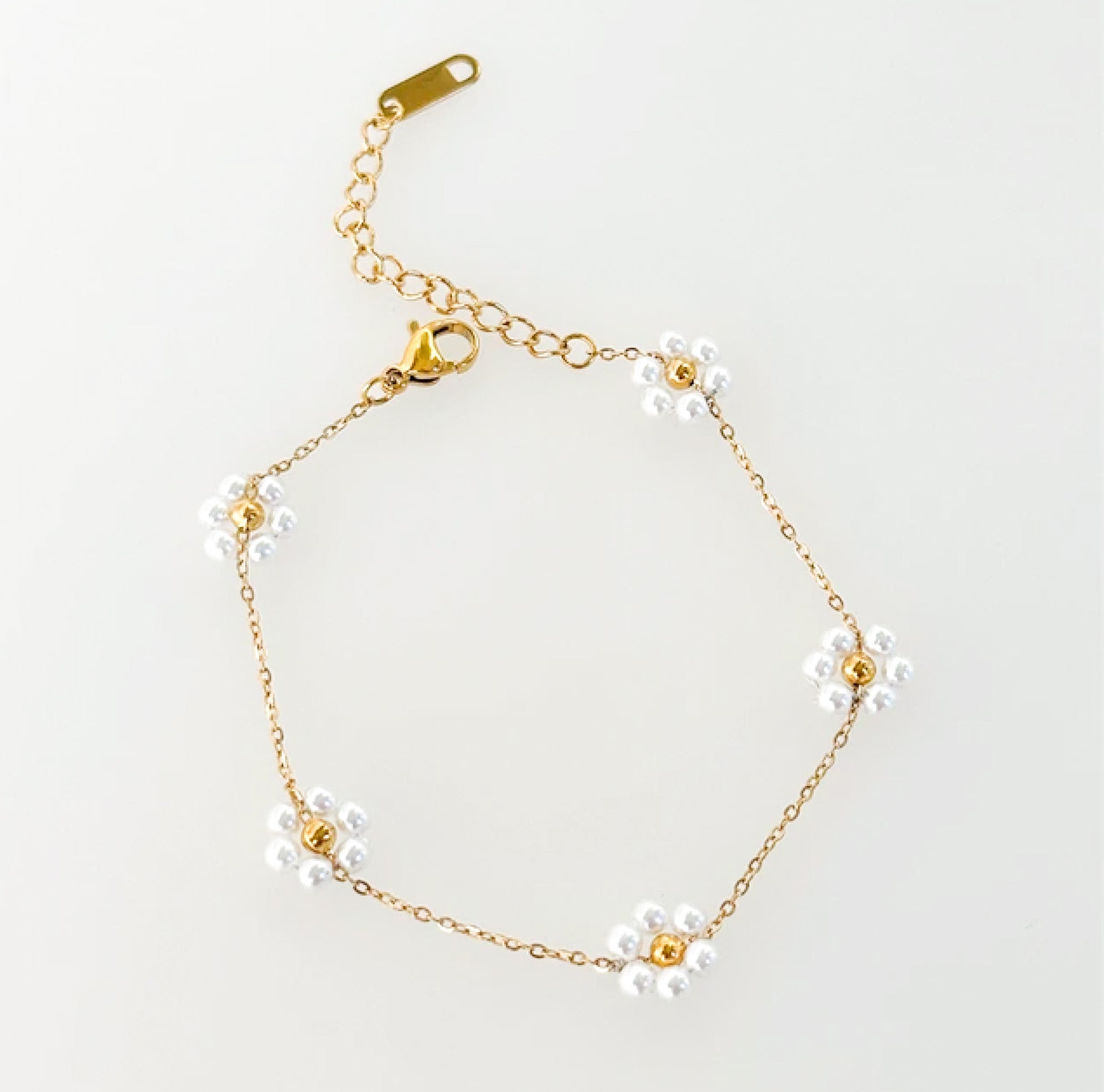 Bracelet Nacrette plaqué or 18K