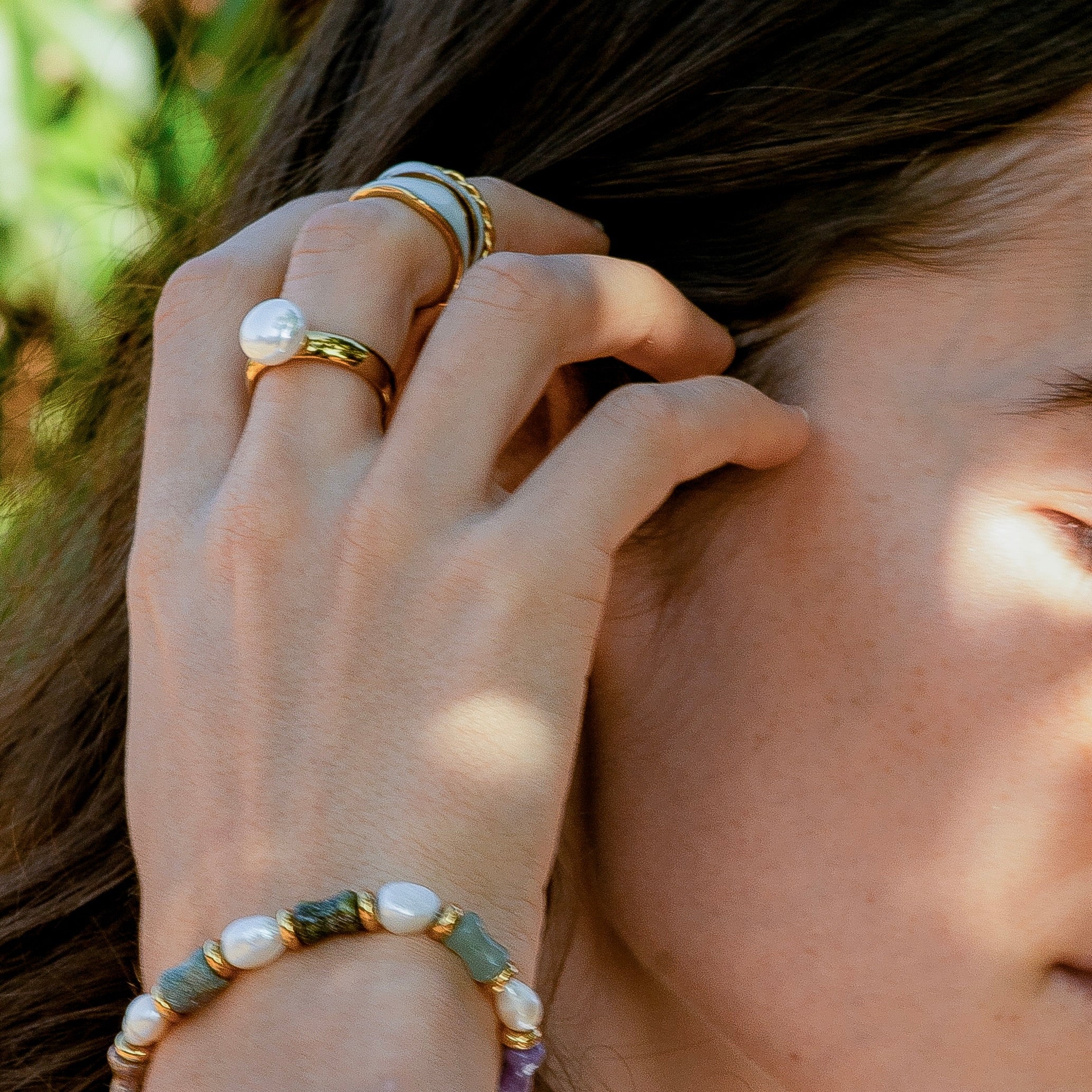 Bague Soline plaqué or 18K