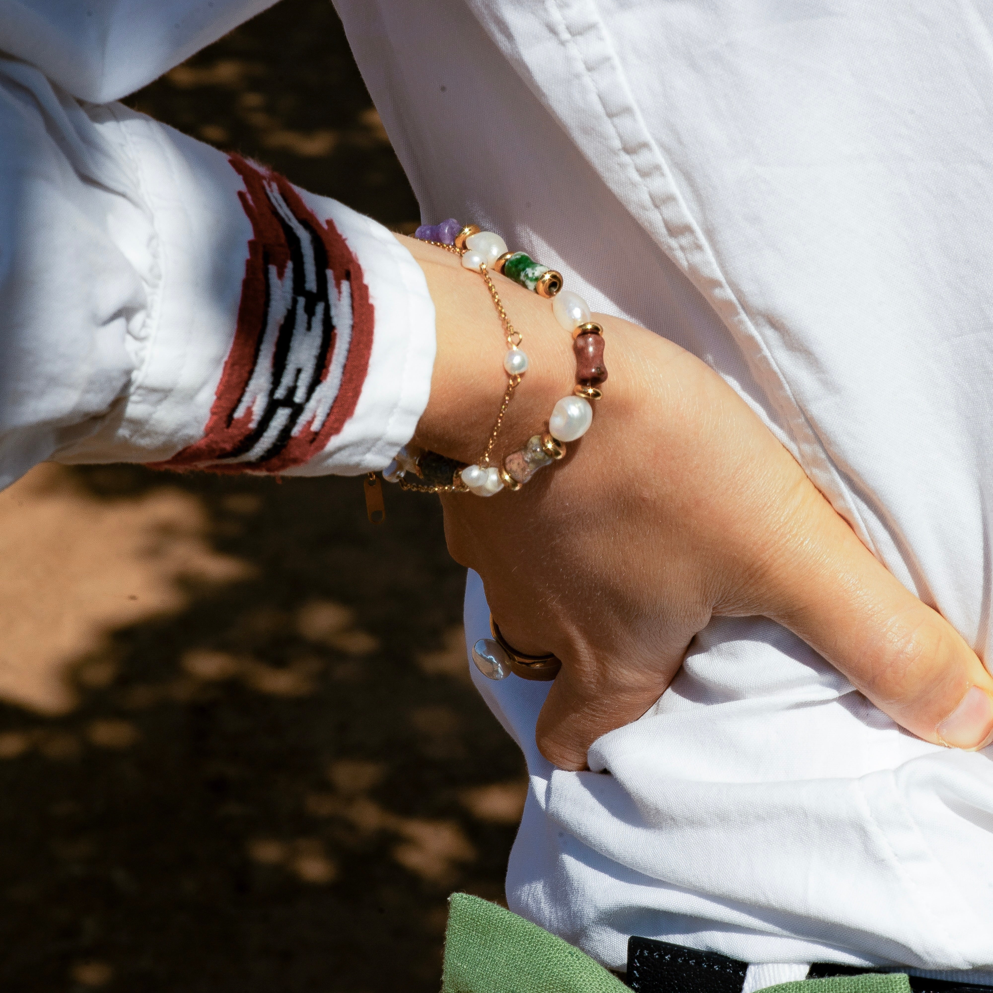 Bracelet Océane plaqué or 18K