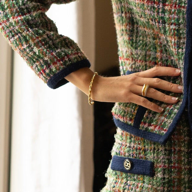 Bracelet Tessandra plaqué or 18K