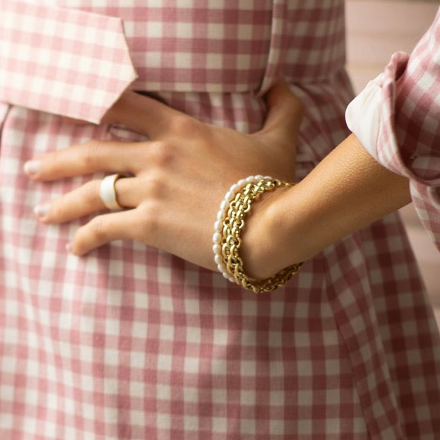 Bracelet Mayelin plaqué or 18K