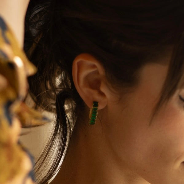 Boucles Tina plaqué or 18K