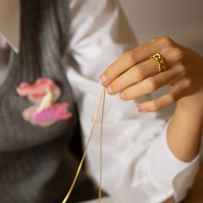 Bague Françoise plaqué or 18K