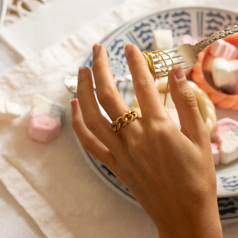 Bague Françoise plaqué or 18K