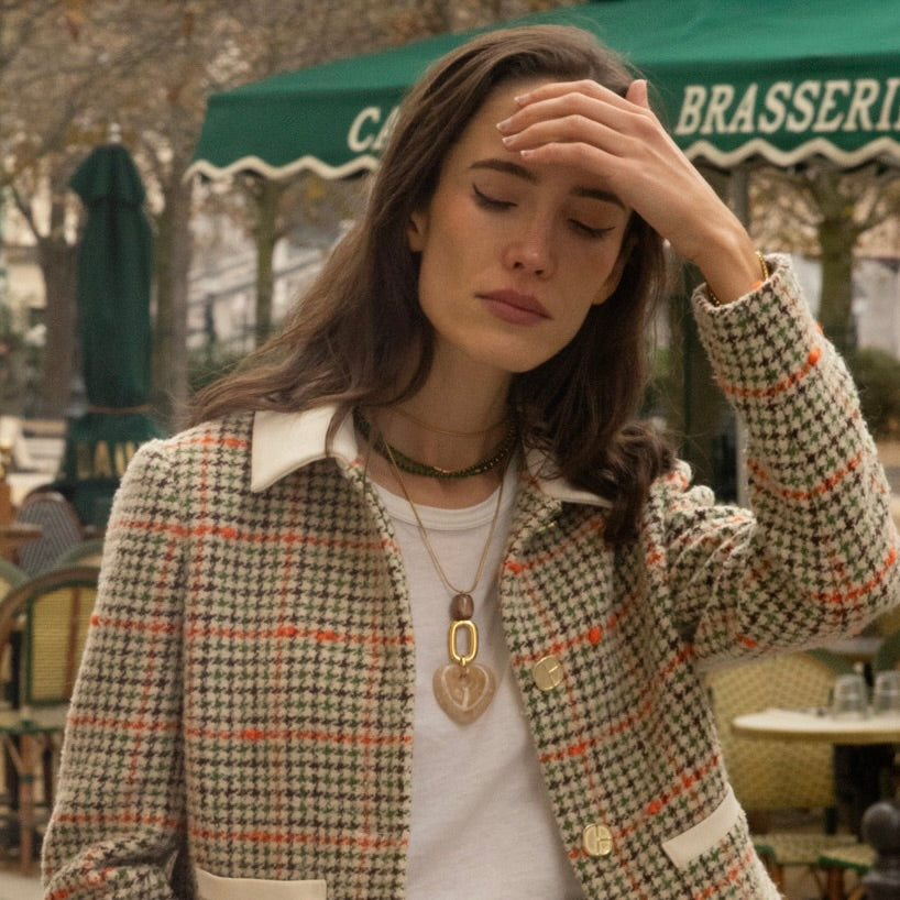 Collier Amel plaqué or 18K