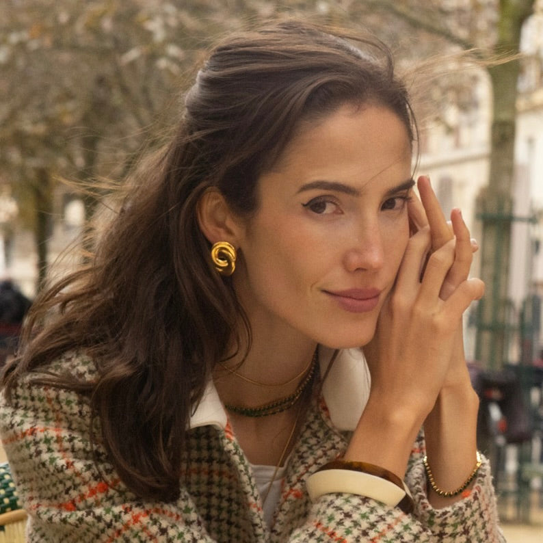 Boucles Passionnette plaqué or 18K