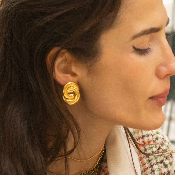 Boucles Passionnette plaqué or 18K