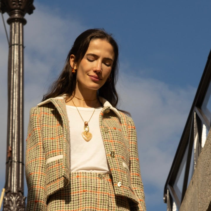 Collier Amel plaqué or 18K