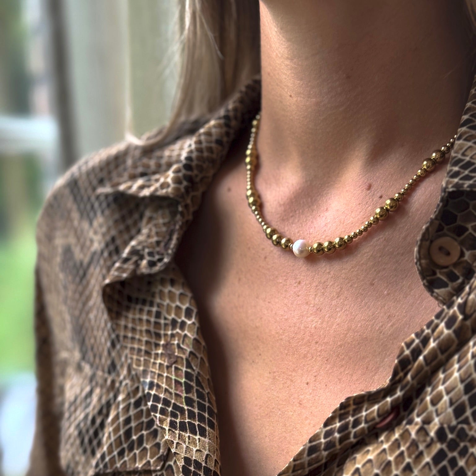 Collier Mirella plaqué or 18K