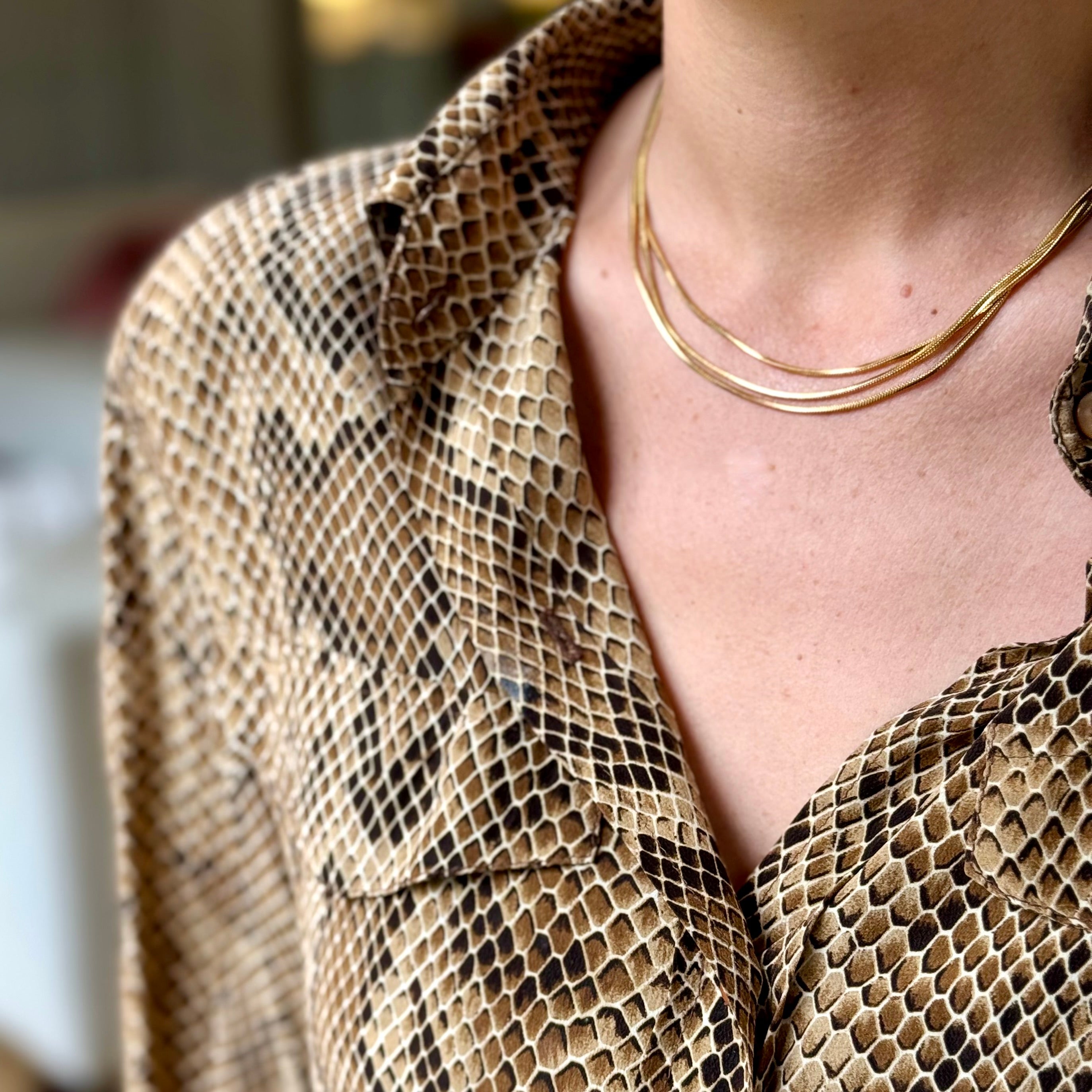 Collier Solange plaqué or 18K
