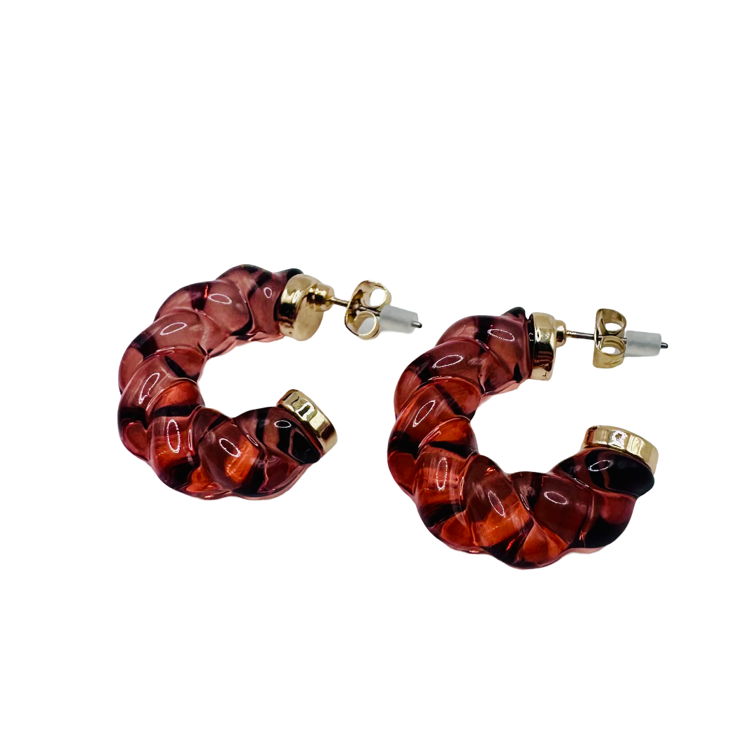 Boucles Chiara oranges