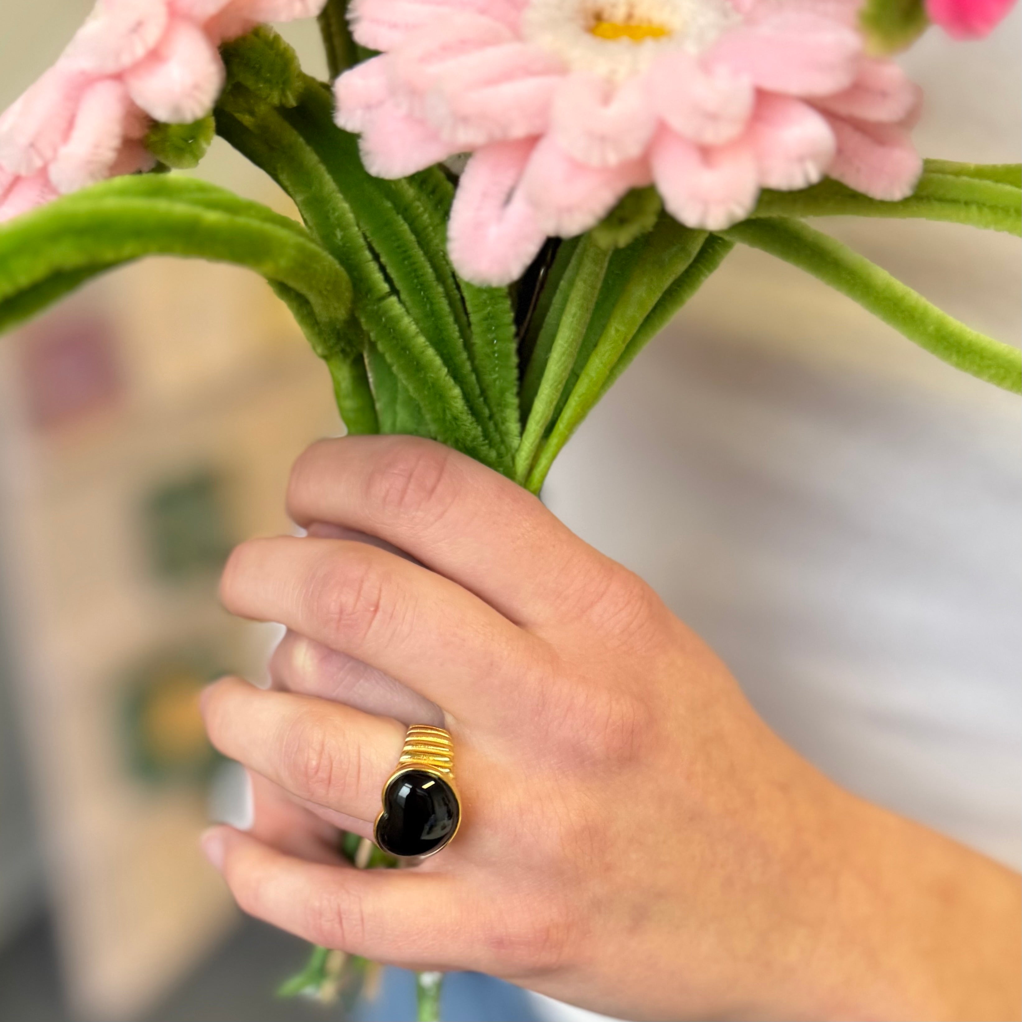 Bague Aurora plaqué or 18K