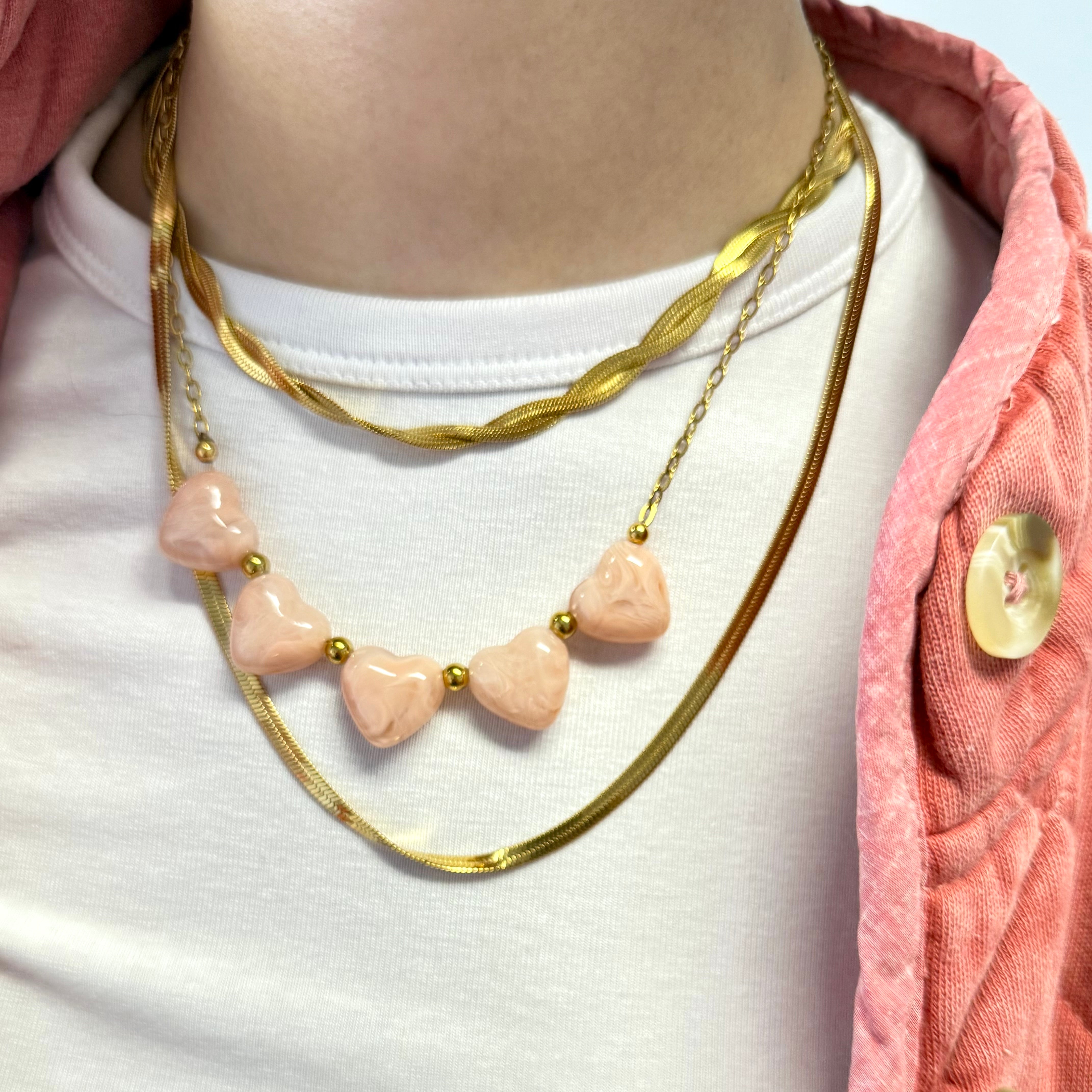 Collier Rose Passion