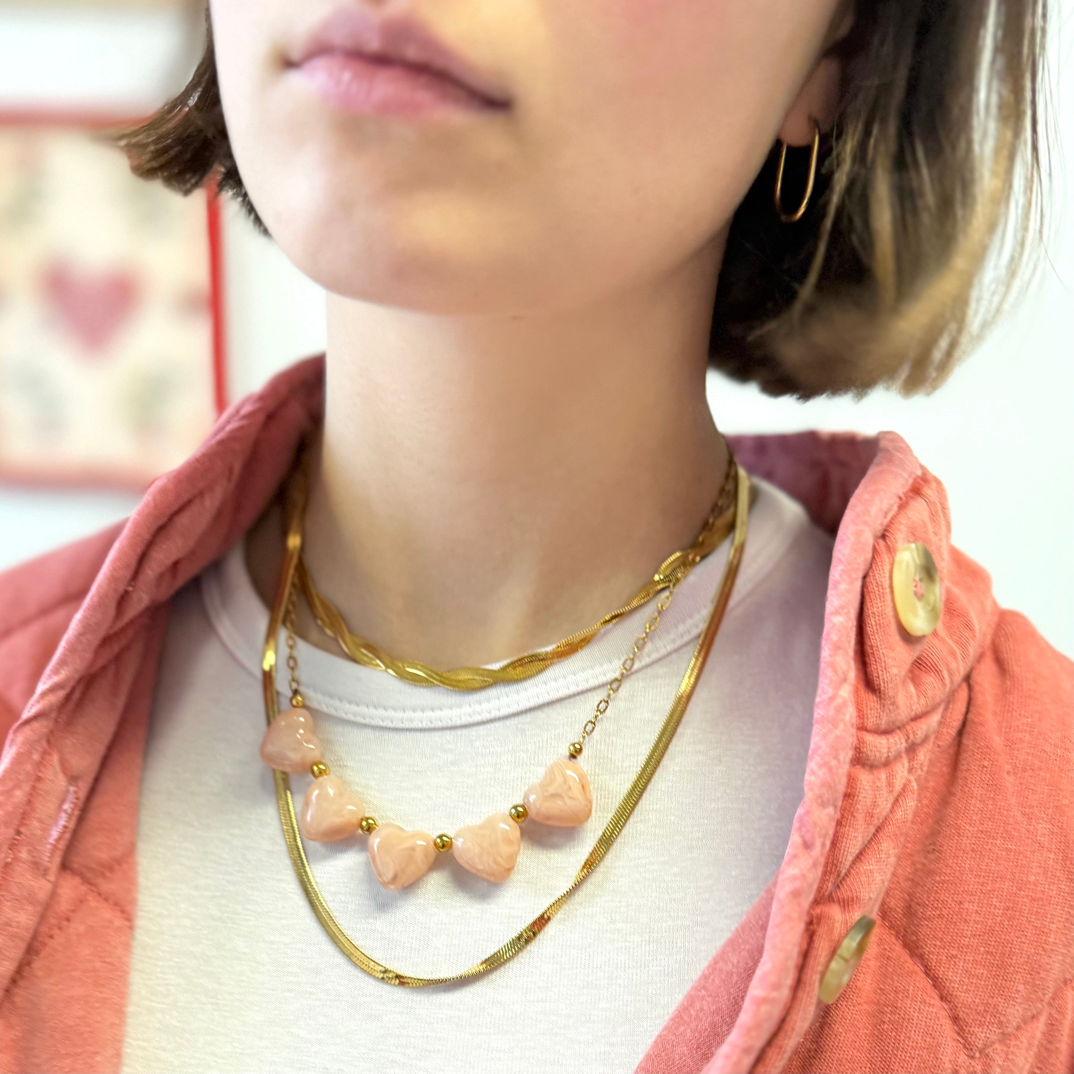 Collier Rose Passion