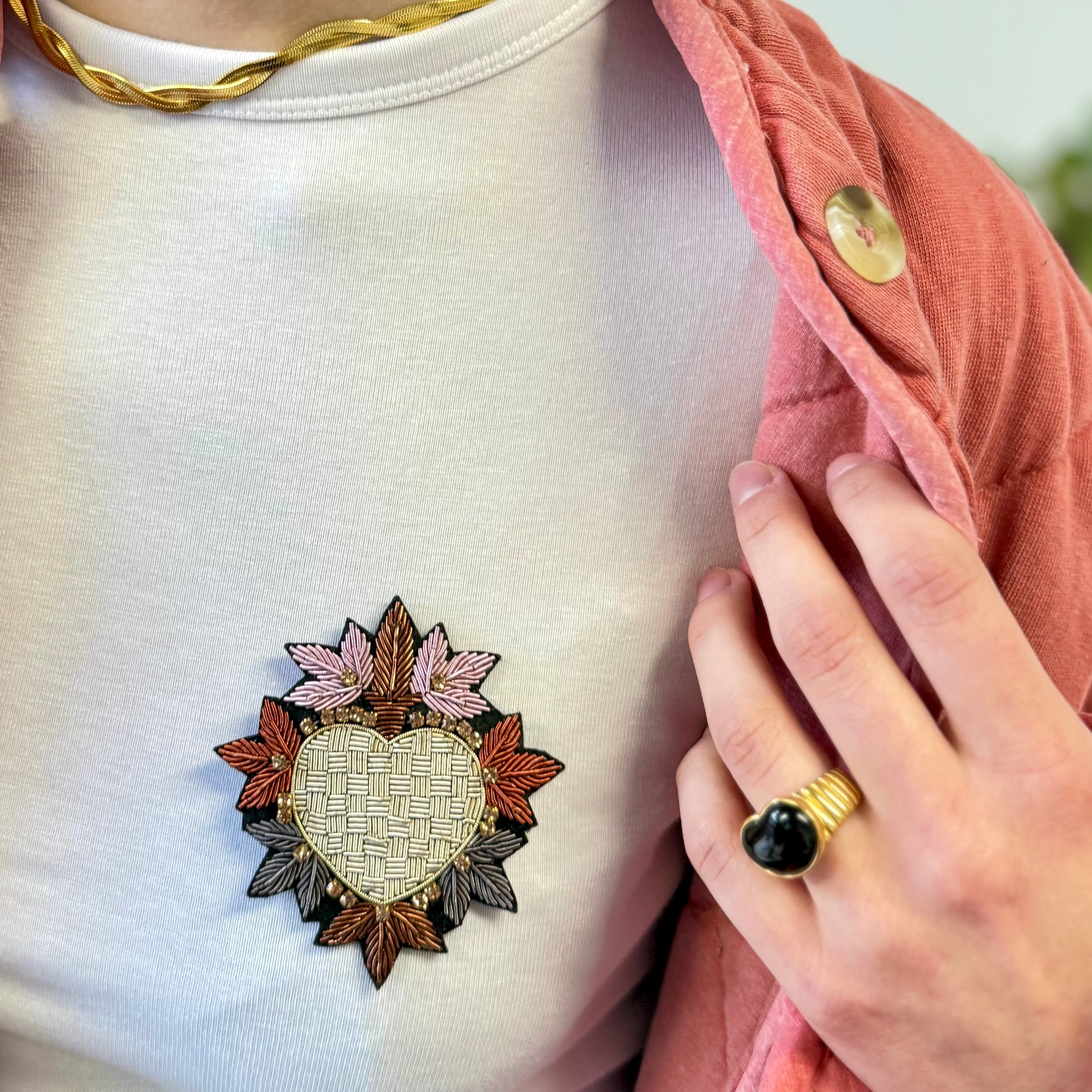 Broche Cupidon multicolor