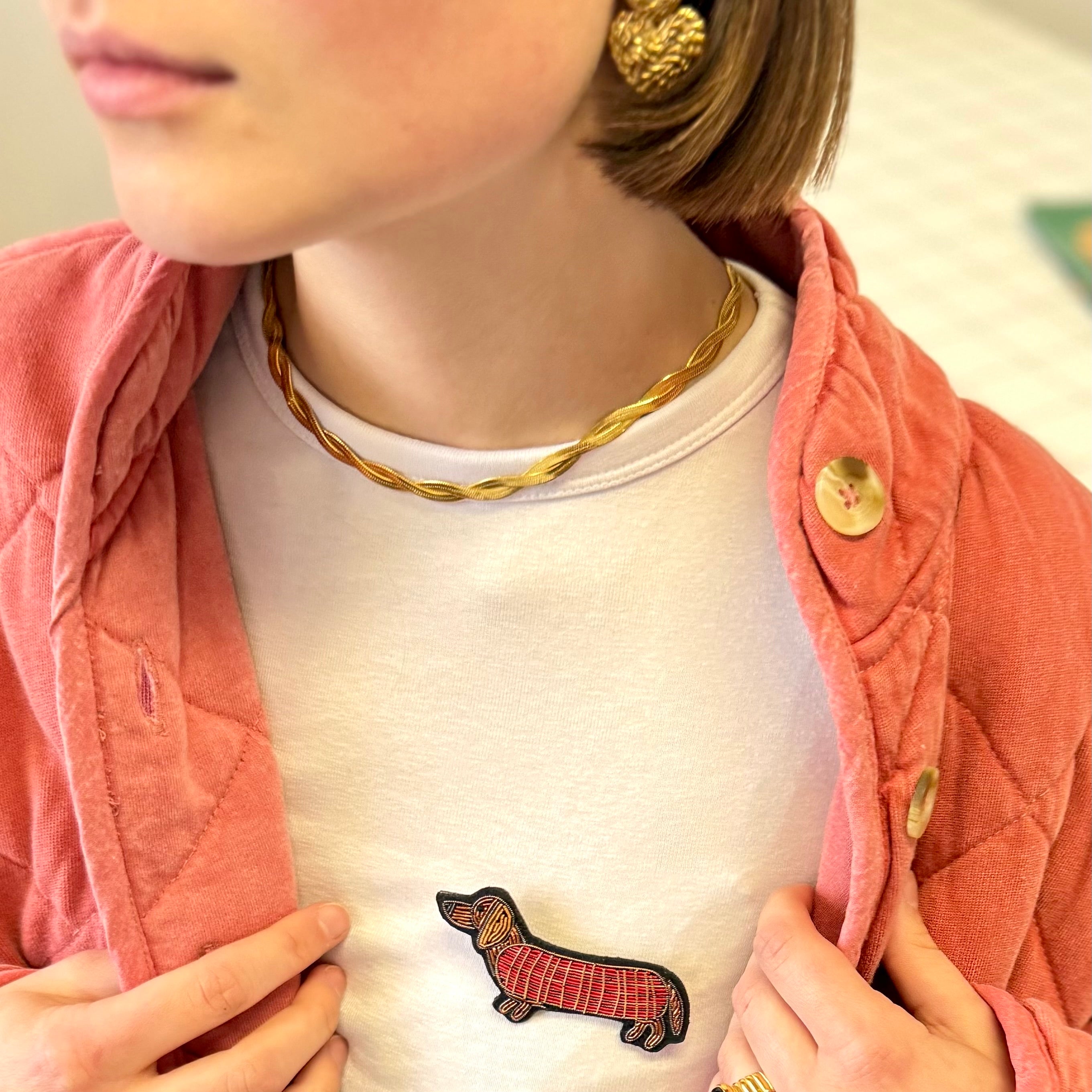 Collier Tilio plaqué or 18K