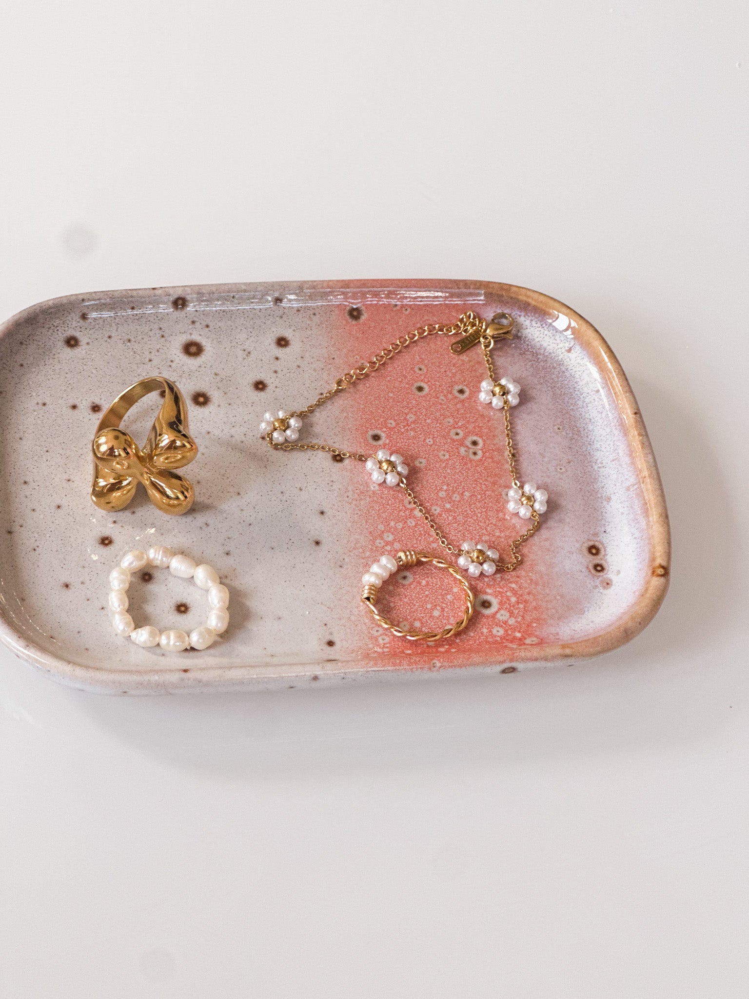 Bracelet Nacrette plaqué or 18K