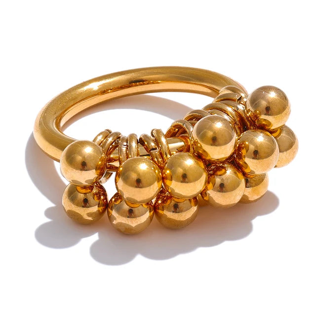 Bague Chérie plaqué or 18K