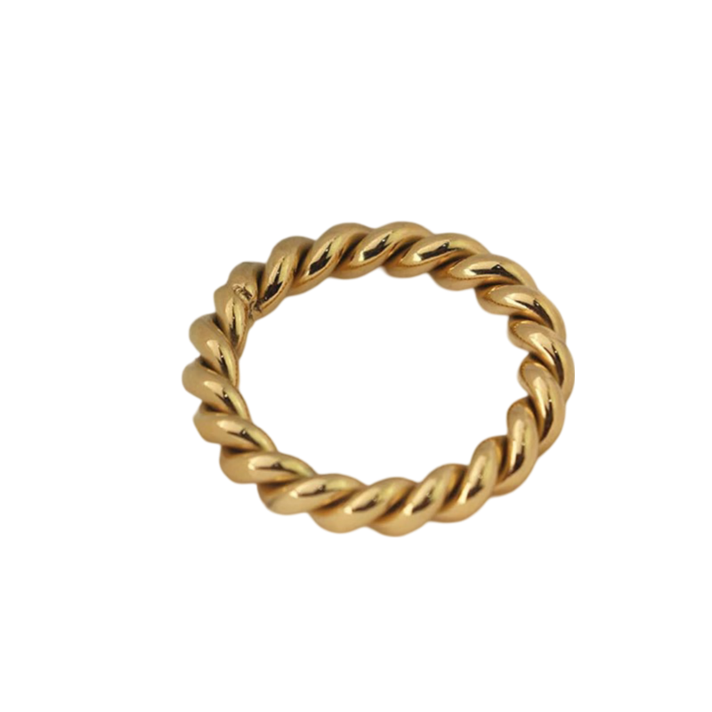 Bague Aimée plaqué or 18k