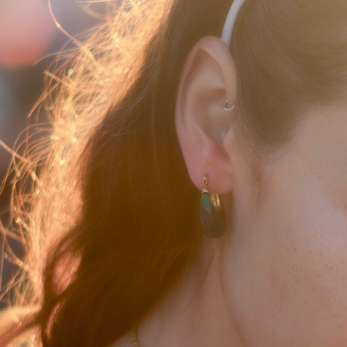 Boucles Annabelle vertes