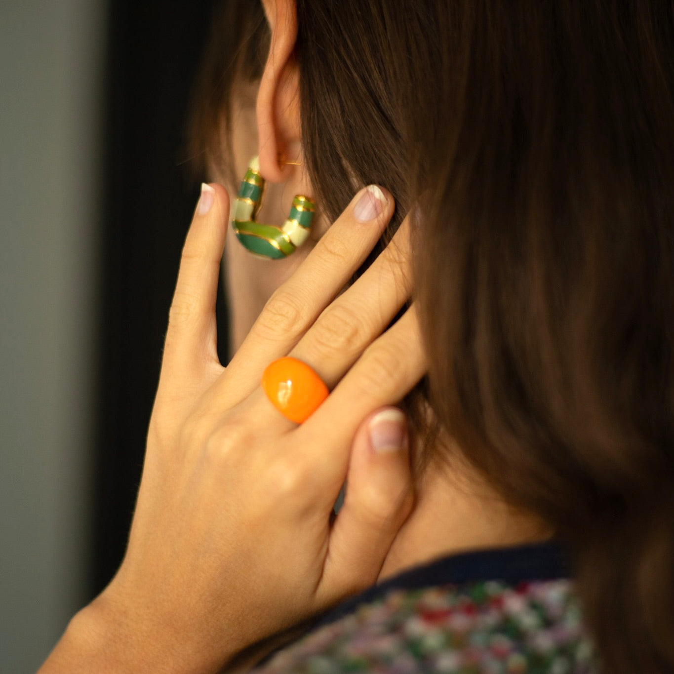 Bague Clémentine plaqué or 18K
